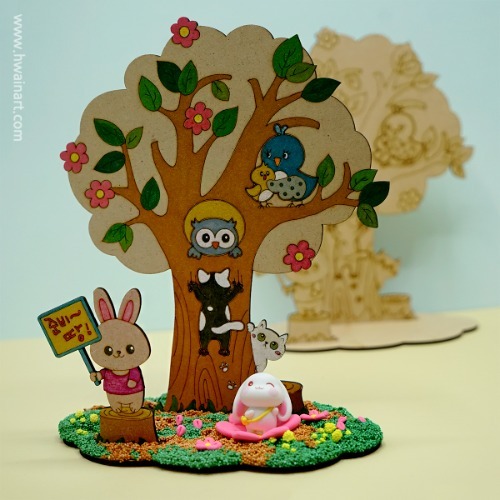나무와 토끼 꾸밈판