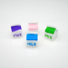 미니어쳐 장식 우유갑 (milk) 10개입 - 칼라믹스 랜덤발송