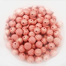 파스텔 칼라 구슬 /핑크 1cm 100알