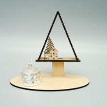우두 츄리나무+타원판 (촛불 미포함)